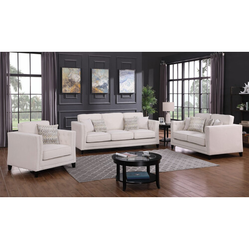 KF1737 SOFA+LOVESEAT+CHAIR SET